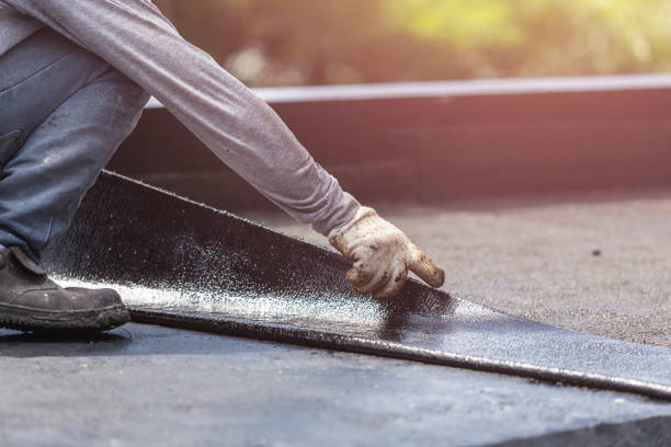 Professional Basement Waterproofing technician working in Clifton Springs, NY